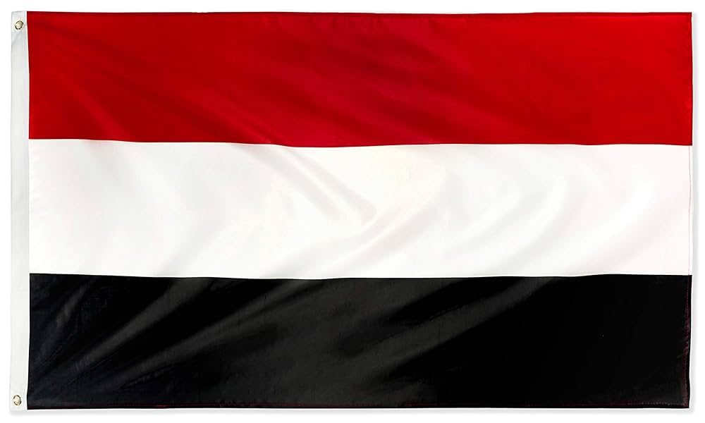 Yemen Flag - 5ft x 3ft - Kites 4 Palestine