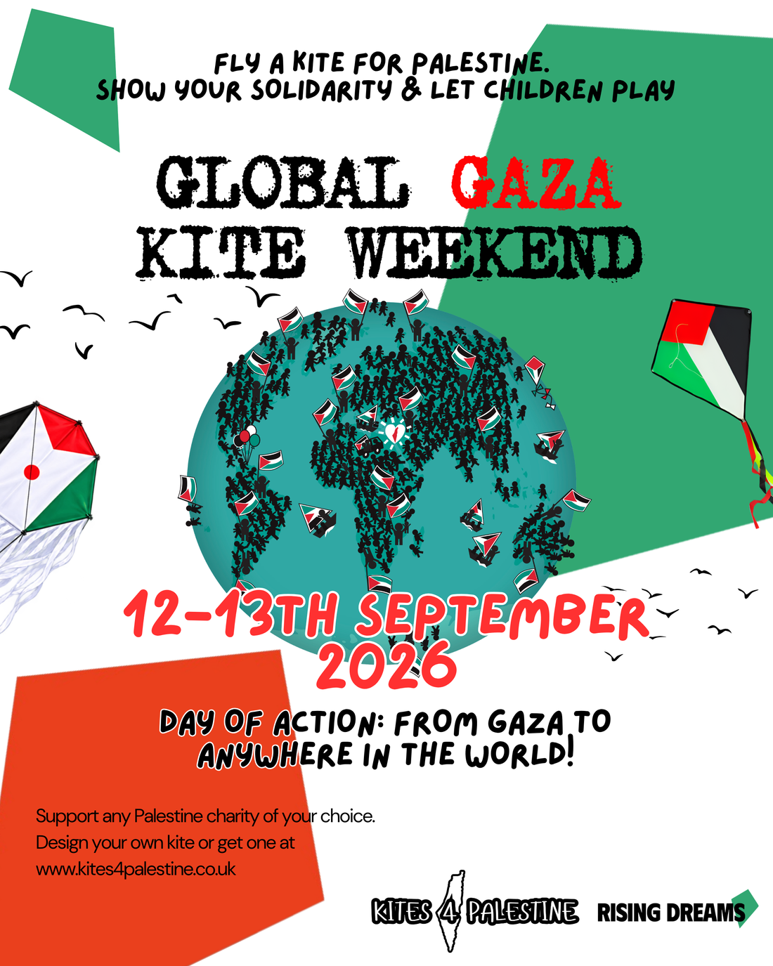 Global Gaza Kite Weekend: 100+ Locations, One Sky, One Message