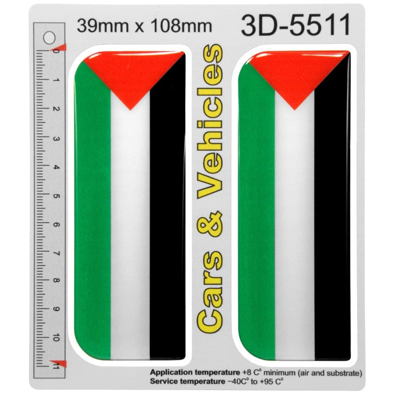 Palestine Number Plate Badge Sticker